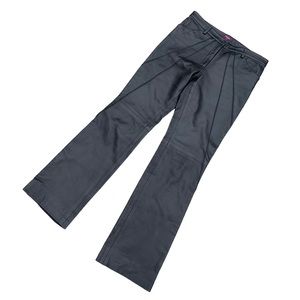 Vintage Filippa Women’s Black Leather Bootcut Fit Pants